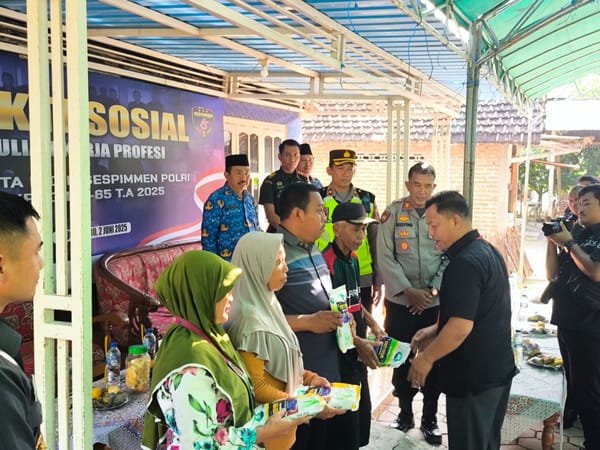 Bakti Sosial Sespimmen 65: Langkah Strategis Polri Bangun Ketahanan Pangan Daerah