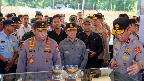 Jelang Panen Raya Jagung, Kapolri Tinjau Langsung Lokasi di Kalbar