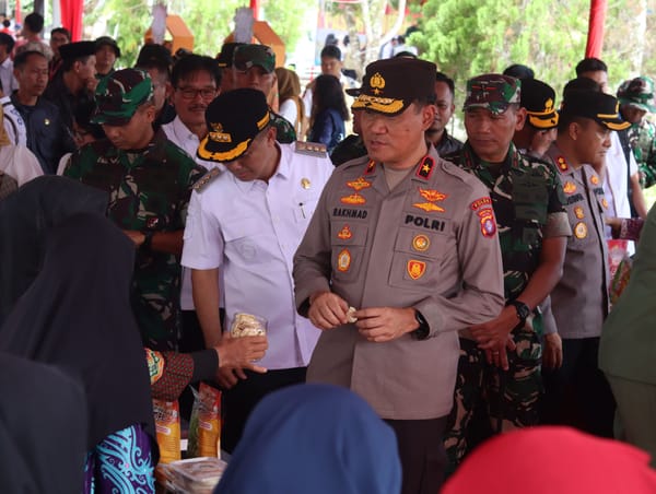Wakapolda Kalteng Hadiri Penutupan TMMD di Barsel, Wujud Sinergi TNI-Polri