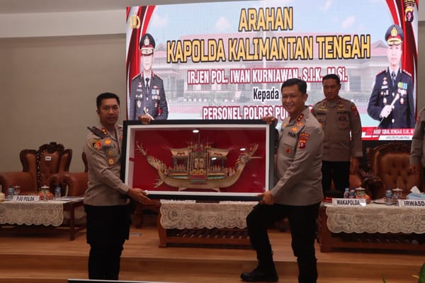 Kapolda Kalteng Tinjau Langsung Kinerja dan Fasilitas Polres Pulang Pisau, Resmikan Aula dan Café Pelayanan