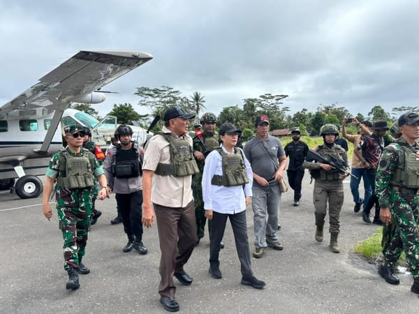 Dua Menteri Kabinet Kunjungi Nduga, Pengamanan Diperketat dengan Keterlibatan Polwan Ops Damai Cartenz