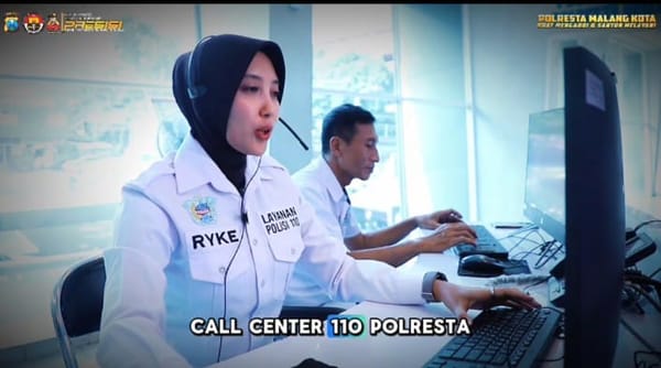 Warga Malang Kini Bisa Hubungi Polisi 24 Jam Melalui 110 dan Hotline WhatsApp