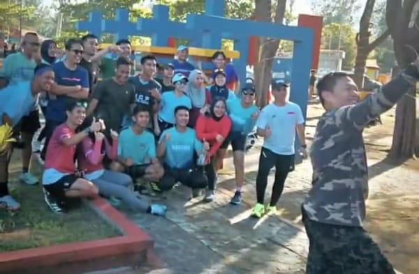 Semangat Warga Bengkulu Membara di Acara Minggu Sehat Bersama Brigjen Solihin