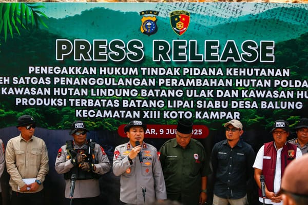 Tindak Tegas Pelaku Perusakan Hutan, Polda Riau Perkuat Prinsip Green Policing