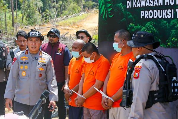 Polda Riau Tegas Tangani Perusakan Hutan, Wujudkan Komitmen Green Policing