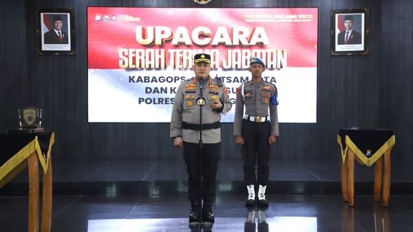 Rotasi Jabatan di Polresta Malang Kota, Kapolresta Tekankan Kinerja dan Adaptasi