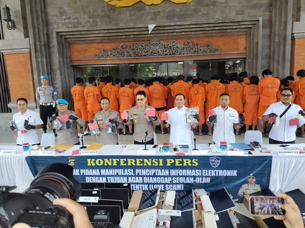 Bongkar Sindikat Penipuan Online, Polda Bali Amankan 38 Pelaku Sekaligus