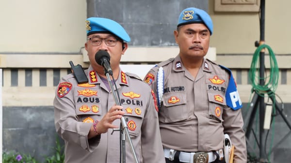Tingkatkan Kedisiplinan, Propam Polda Bali Lakukan Gaktibplin di Polresta Denpasar