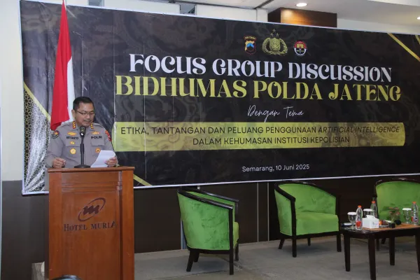 FGD Polda Jateng Kupas Pemanfaatan AI untuk Kehumasan Polri yang Etis dan Efektif