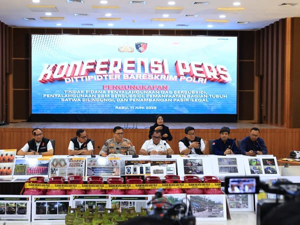 Tambang Pasir Ilegal Terbongkar, Bareskrim: Negara Alami Kerugian Miliaran Rupiah