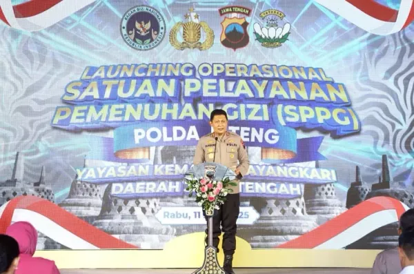 Dukung Percepatan MBG, Kapolda Jateng Luncurkan Gedung SPPG