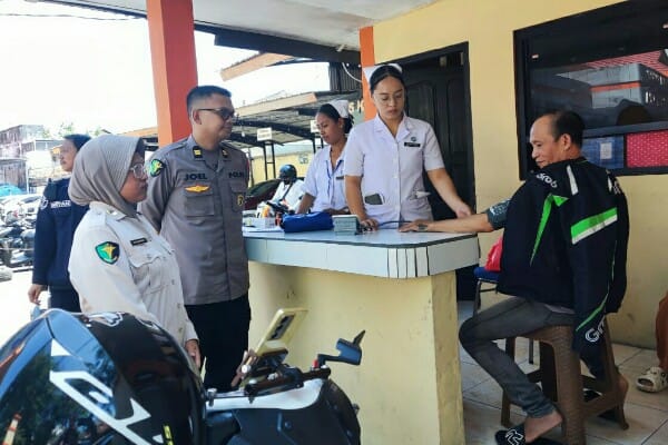 Biddokkes Polda Sulut Sasar 1.500 Pengemudi Ojol dalam Layanan Kesehatan Gratis Sambut Hari Bhayangkara ke-79