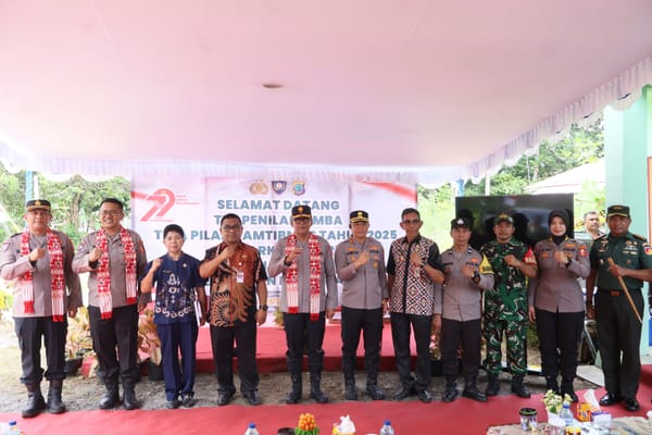 Baharkam Polri Nilai Posko Tiga Pilar Kamtibmas Duasudara Bitung, Siap Bersaing di Tingkat Nasional