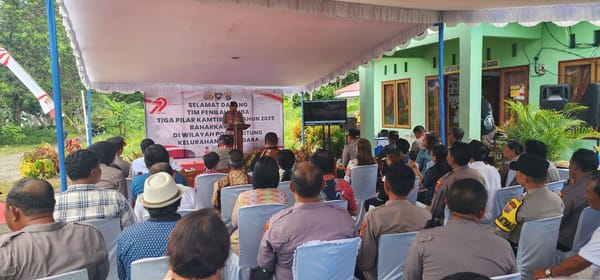 Kunjungi Posko Tiga Pilar di Bitung, Tim Penilai Pusat Apresiasi Kesiapan dan Validitas Data