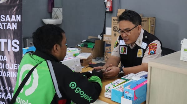 Solidaritas Polri untuk Ojol: Bakkes Polresta Malang Kota Sukses Layani Ratusan Peserta