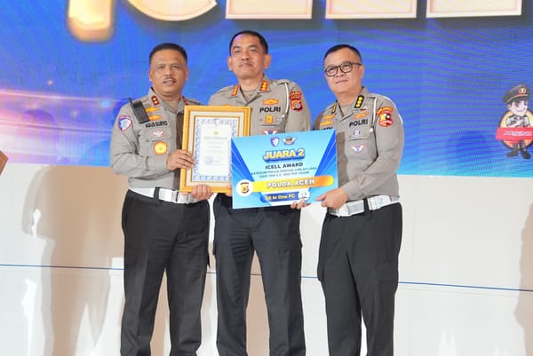Juara Dua ICell Award 2025, Ditlantas Polda Aceh Diapresiasi atas Kinerja Tangani 1.500+ Kasus Laka