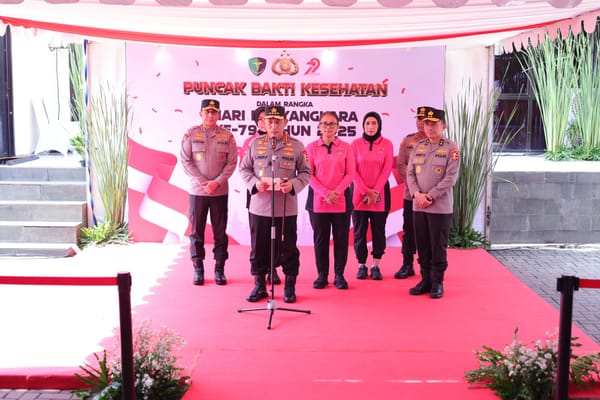Kapolri Tunjukkan Kepedulian, Pelayanan Kesehatan Gratis Digelar untuk Masyarakat