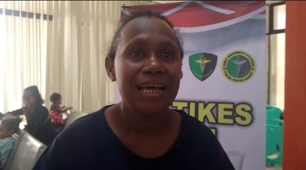 Rosalina Kolin: “Terima Kasih Polda, Anak Saya Bisa Cek Stunting Gratis”
