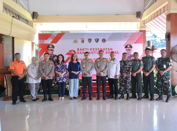 Sambut Hari Bhayangkara ke-79, Polda NTB Hadirkan Layanan Kesehatan dan Bantuan Sosial