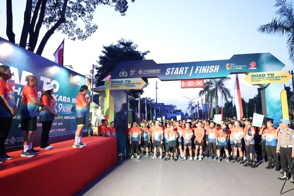 Semarak Bhayangkara Run, Polda Riau Adakan Lomba Lari 7,9 Kilometer