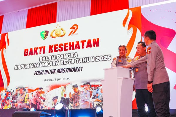 Kapolri Hadiri Puncak Bakti Kesehatan HUT ke-79 Bhayangkara, Ratusan Ribu Warga Ikut Serta