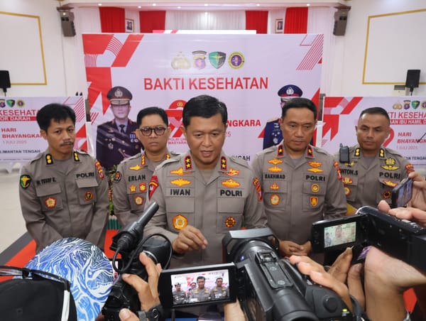 Polda Kalteng Gelar Puncak Bakti Kesehatan Sambut Hari Bhayangkara ke-79