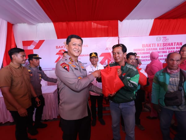 Jelang HUT ke-79 Bhayangkara, Kapolri Hadiri Puncak Bakti Kesehatan yang Diikuti Ratusan Ribu Peserta