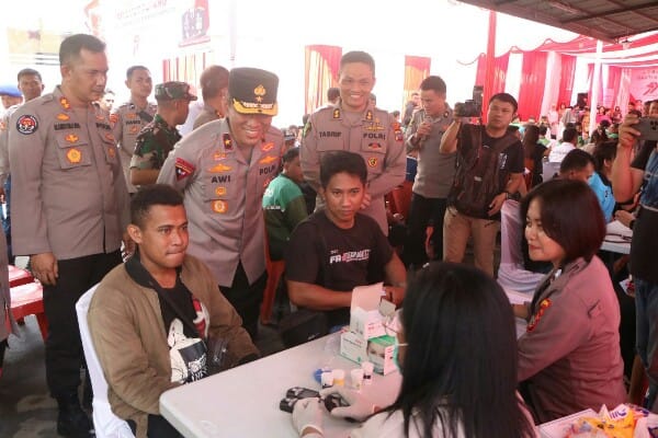 Hari Bhayangkara ke-79, 1.722 Pengemudi Ojol Nikmati Pelayanan Kesehatan Gratis dari Polda Sulut