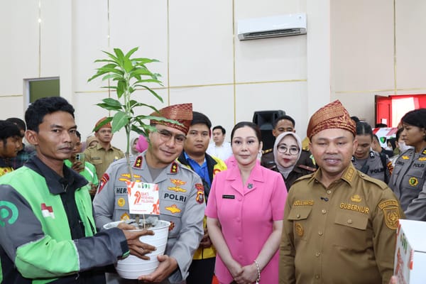 Polda Riau Hadirkan Layanan Kesehatan Gratis Sambut Hari Bhayangkara ke-79
