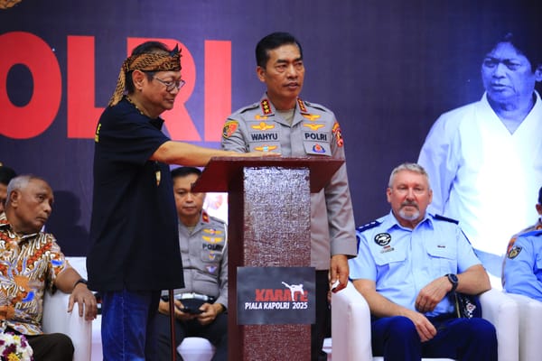 Kabareskrim Resmi Buka Kejuaraan Karate Piala Kapolri 2025, 284 Atlet Ambil Bagian