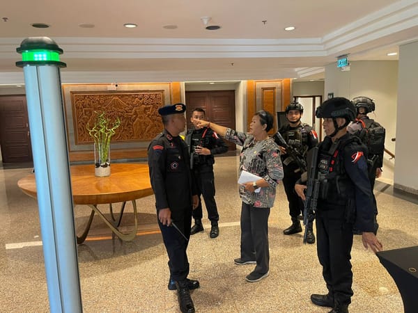 Satgas Operasi Perketat Pengamanan di Lokasi Konferensi Strategis