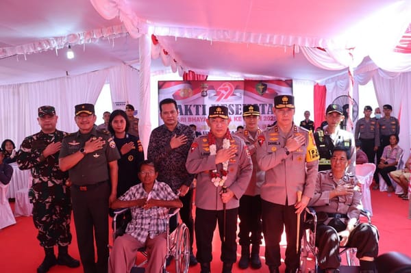Bakti Kesehatan Polres Jembrana Dikunjungi Kapolri Jenderal Listyo Sigit