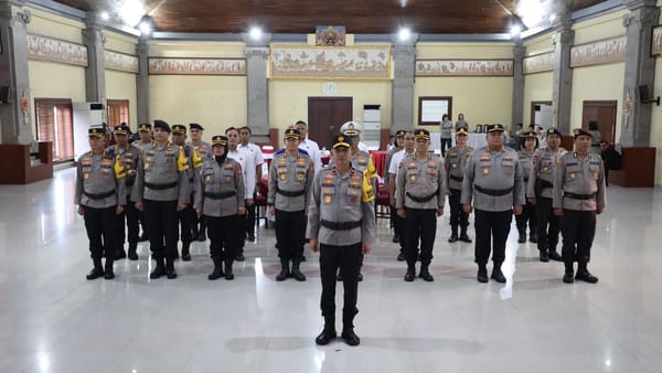 Polda Bali Ikuti Upacara Pemuliaan Nilai-Nilai Tribrata Secara Khidmat