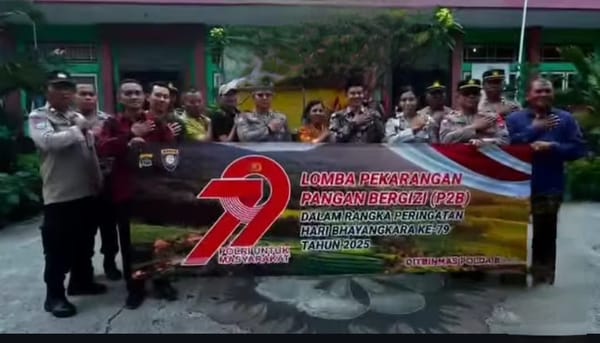Polda Bali Gelar Lomba Ketahanan Pangan Sambut Hari Bhayangkara ke-79