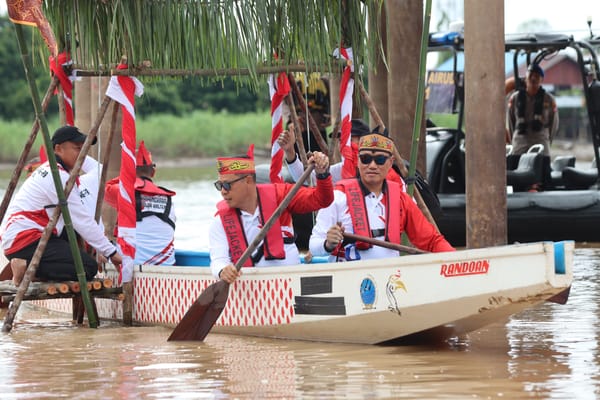 Polda Kalteng Gelar Lomba Besei Kambe, Wujud Pelestarian Budaya Lokal di Hari Bhayangkara ke-79