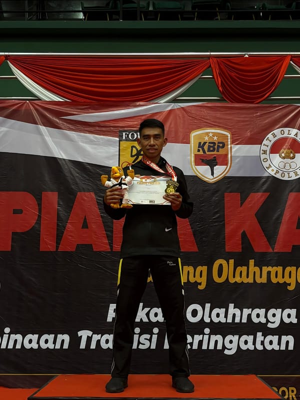 Ipda Datu Bernad Pertahankan Gelar Juara, Sumbang Emas untuk Polda Kalteng
