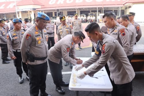 Jelang Hari Bhayangkara ke-79, Bidpropam Polda Jateng Lakukan Gaktibplin di Polres Grobogan