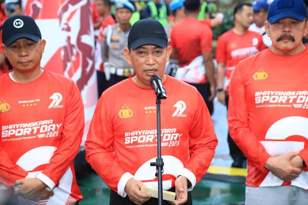 Kapolri Resmi Buka Bhayangkara Sport Day 2025, Angkat Tema "Harmoni Langkah Persatuan"