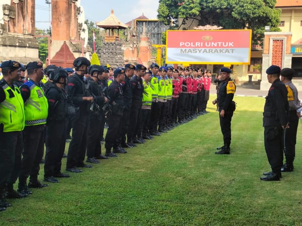 660 Personel Dikerahkan Polda Bali Jelang Pembukaan PKB 2025