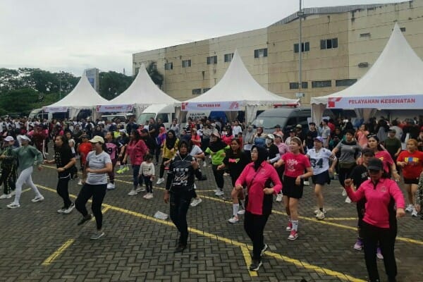 Car Free Day di Manado, Polda Sulut Hadirkan Layanan Kesehatan Gratis dan Dapur Umum