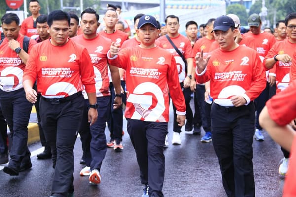 Wujudkan Semangat Kebersamaan, Polri Luncurkan “Bhayangkara Sport Day”