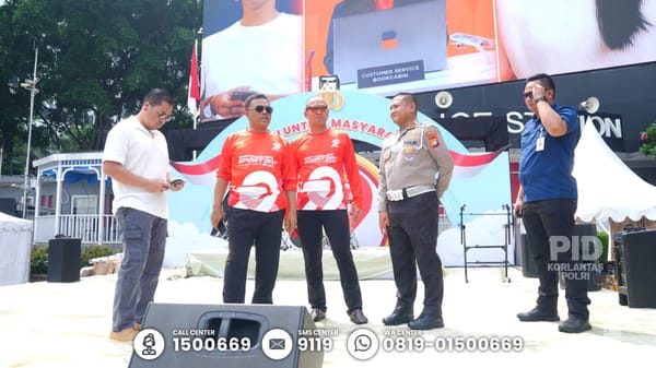 Kakorlantas Polri Cek Langsung Kesiapan Car Free Day Jelang Hari Bhayangkara