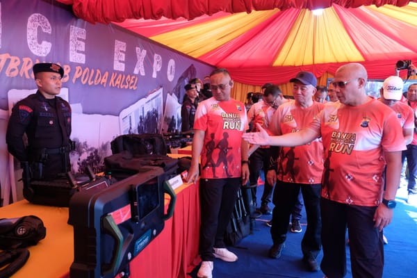 Polda Kalsel Sukses Gelar Banua Bhayangkara Run, 4.300 Peserta Meriahkan Acara