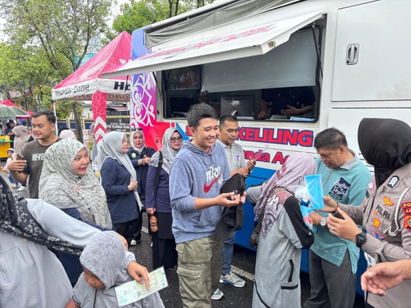 Polri Hadir di CFD dengan Layanan Samsat dan SIM Keliling Jelang Hari Bhayangkara ke-79
