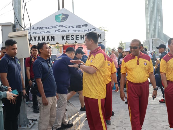 Polda Kalteng Hadirkan Pemeriksaan Kesehatan Gratis di CFD, Wujud Polri untuk Masyarakat