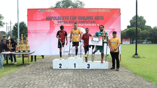 Kapolresta Cup 2025 Hadirkan Makna Kemanusiaan Lewat Sepak Bola Amputasi