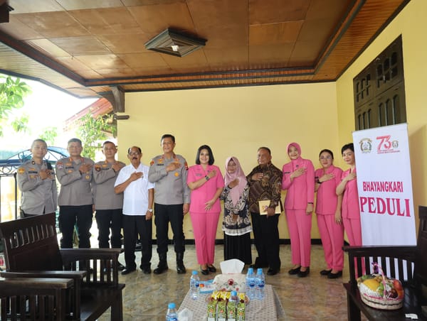 Polda Kalteng Gelar Anjangsana ke 10 Lokasi Jelang Hari Bhayangkara ke-79