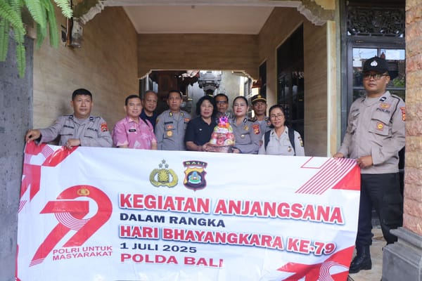 Anjangsana Polda Bali Disambut Hangat oleh Purnawirawan Polri