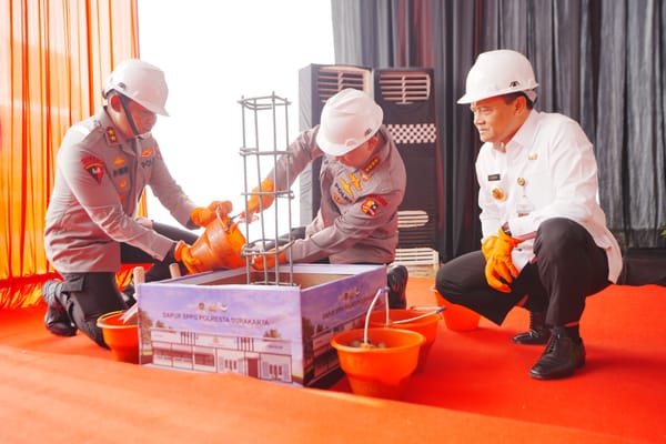 Kapolri Groundbreaking Serentak 24 SPPG di Jateng, Dorong Percepatan Program MBG
