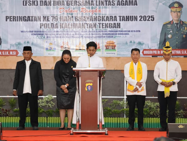 Rayakan Hari Bhayangkara ke-79, Polda Kalteng Adakan Forum Kamtibmas dan Doa Bersama